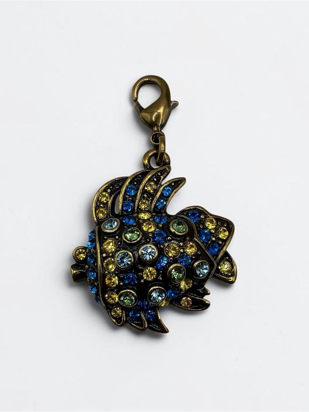 Heidi Daus Multicolor Pavé Crystal Fish Charm